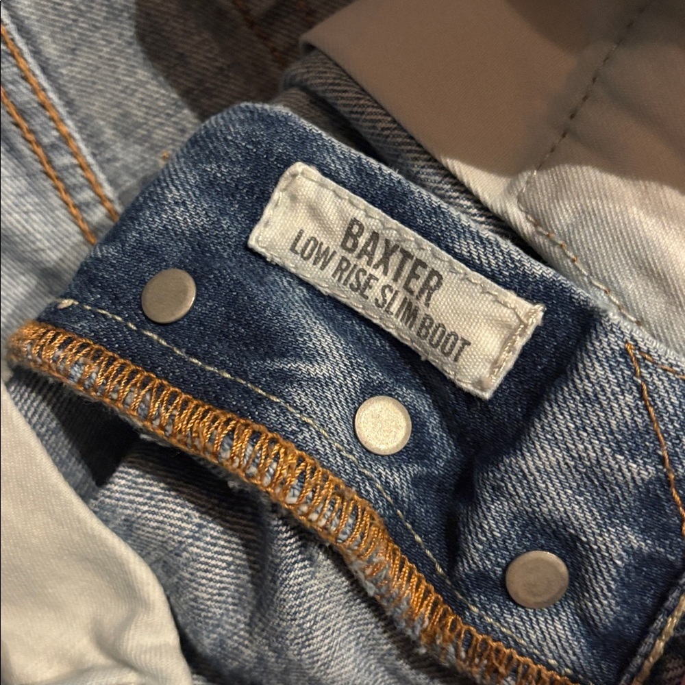 Vintage Abercrombie & Fitch Baxter low rise slim boot - size 31/32 - Picture 4 of 5